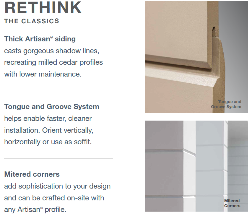 James Hardie Artisan Siding